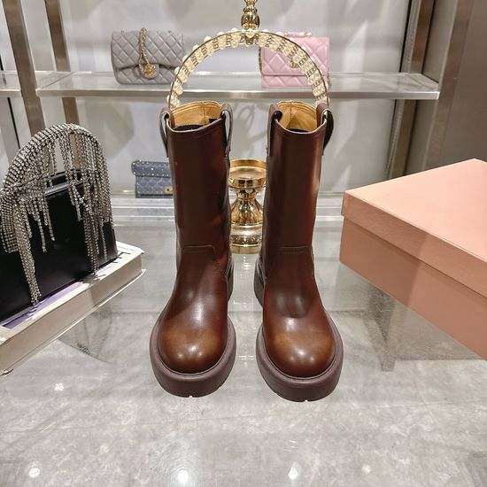 Miu Miu Edgy Suede Over-The-Knee Boots