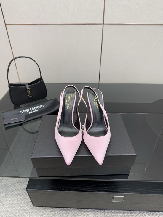 Yves Saint Laurent Elegant Pointed Toe High Heel Formal Shoes