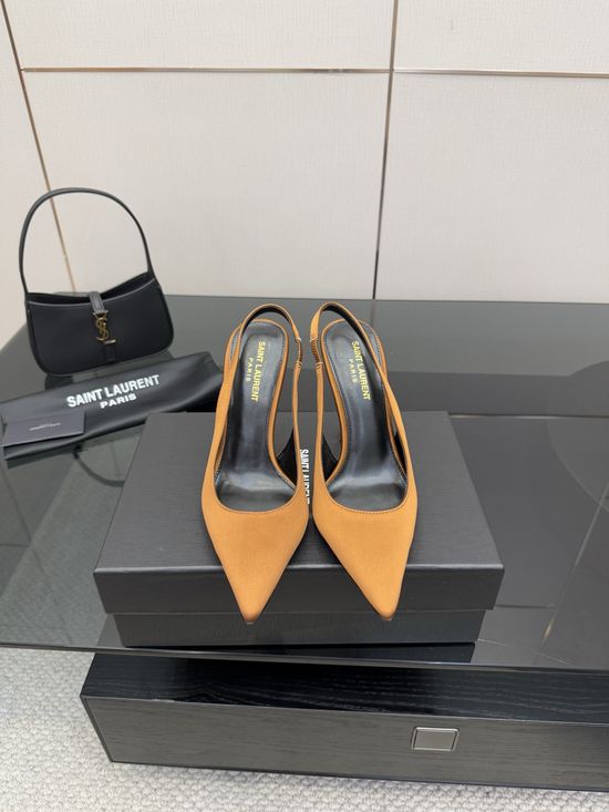 Yves Saint Laurent Elegant Pointed Toe High Heel Formal Shoes