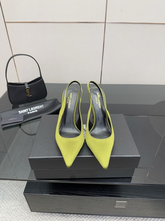 Yves Saint Laurent Elegant Pointed Toe High Heel Formal Shoes