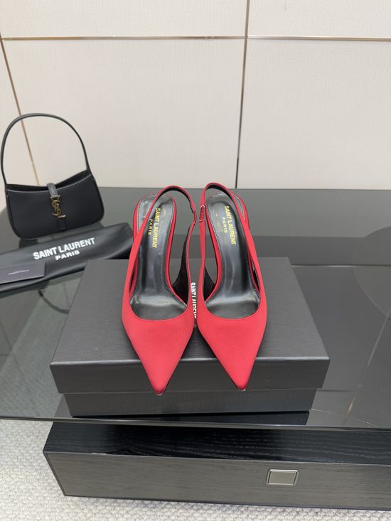 Yves Saint Laurent Elegant Pointed Toe High Heel Formal Shoes