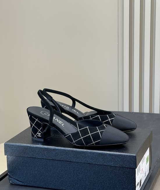 Chanel Suede Quilted Upper Low-top Shoes with Leather Sole