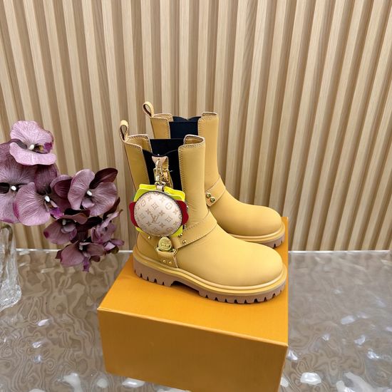 Louis Vuitton Couple s Motorcycle Ankle/Knee-High Boots