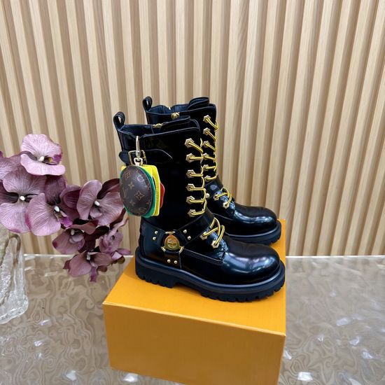 Louis Vuitton Couple s Motorcycle Ankle/Knee-High Boots