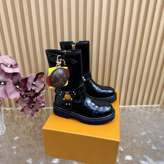 Louis Vuitton Couple s Motorcycle Ankle/Knee-High Boots