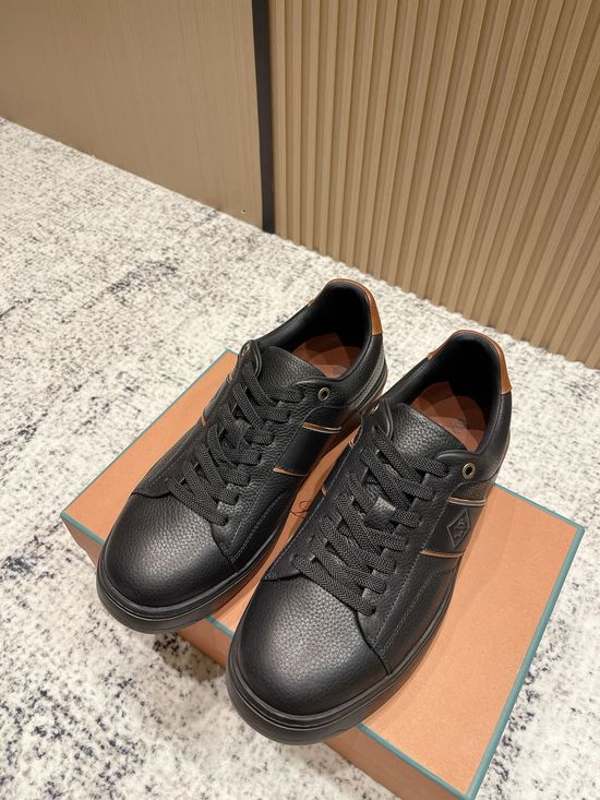 Loro Piana Premium Suede Low-top Casual Sneakers Non-slip Soft Sole