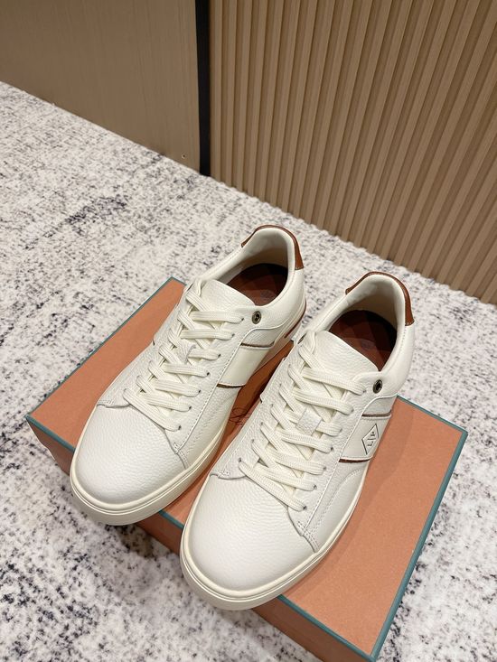 Loro Piana Premium Suede Low-top Casual Sneakers Non-slip Soft Sole