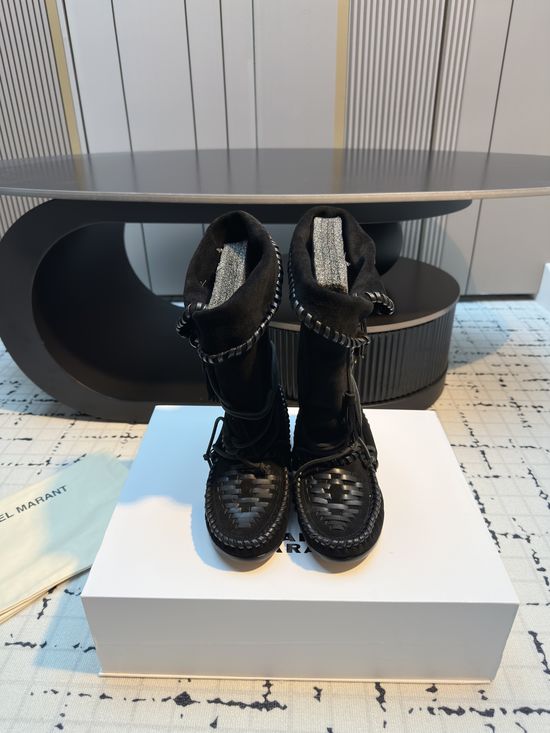 Isabel Marant Western Boots with Embroidered Cultural Fusion Style