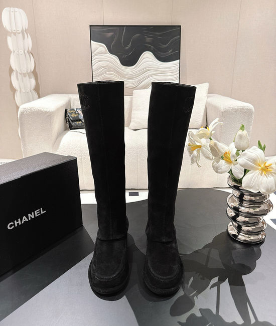 Chanel Soft Suede Comfortable Flat Non-slip Casual Boots