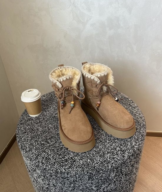 UGG Bohemian Style Fringed Warm Plush Lined Fashion Boots