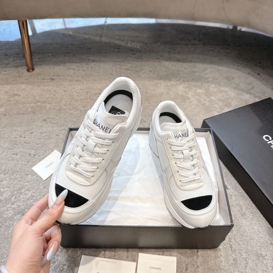 Chanel Elevated Casual Chunky Sneakers Breathable Comfortable Footwear