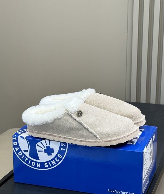 Birkenstock Shearling Lined Slip On Comfort Casual Clogs