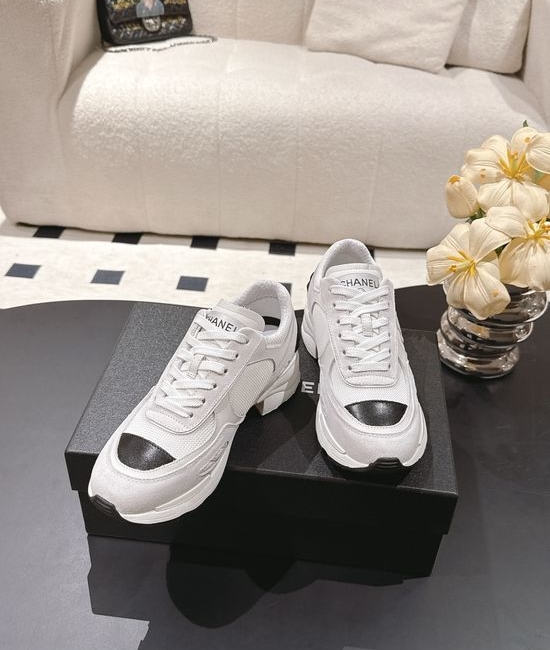 Chanel Low Heel Platform Sneaker Breathable Mesh Non-Slip Sole