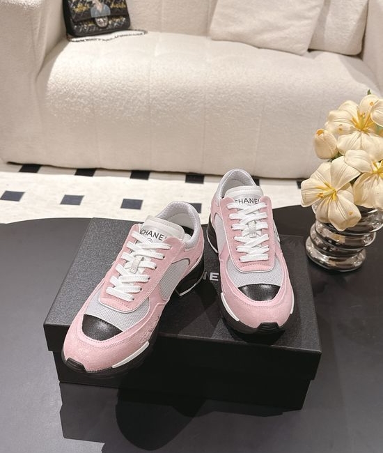 Chanel Low Heel Platform Sneaker Breathable Mesh Non-Slip Sole