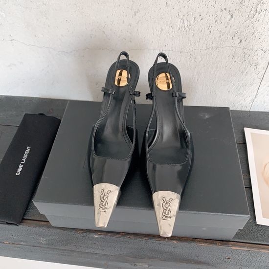 Yves Saint Laurent YSL Elegant Pointed Toe High Heel Dress Shoes