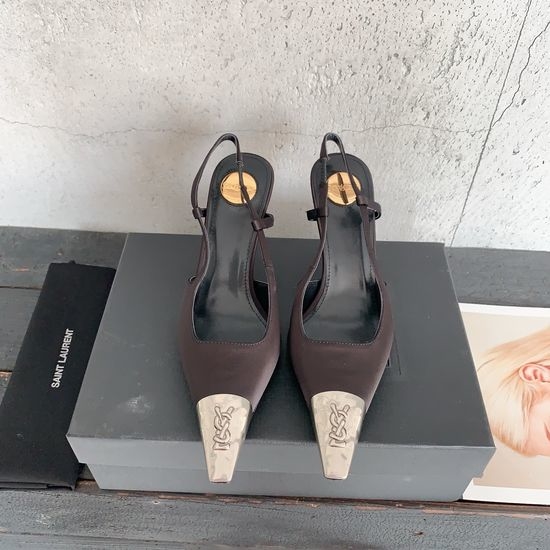 Yves Saint Laurent YSL Elegant Pointed Toe High Heel Dress Shoes