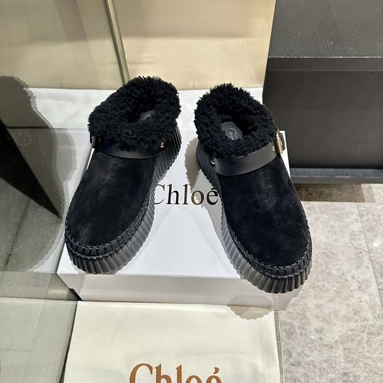 Chloe Warm Wool Hand Stitched Casual Comfort Shoes