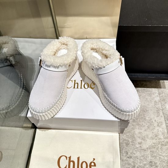 Chloe Warm Wool Hand Stitched Casual Comfort Shoes