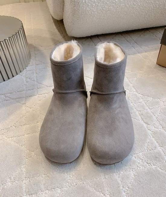 UGG Warm Wool Lined Suede Upper Winter Snow Boots