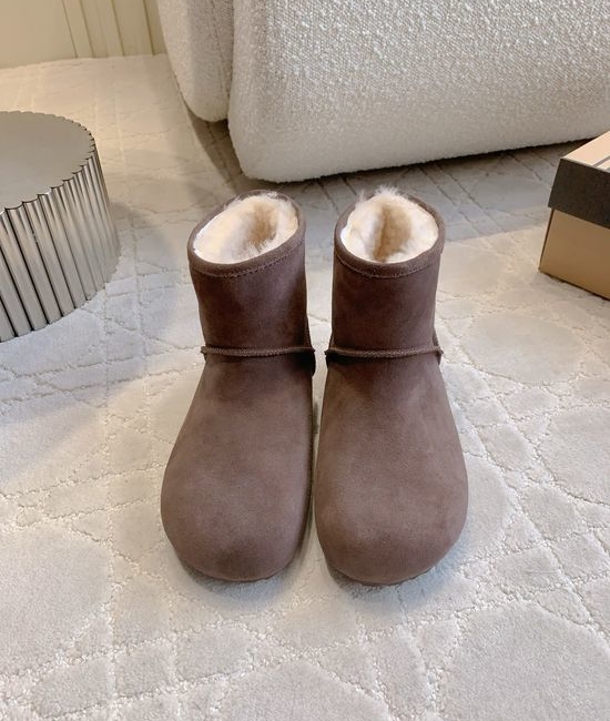UGG Warm Wool Lined Suede Upper Winter Snow Boots