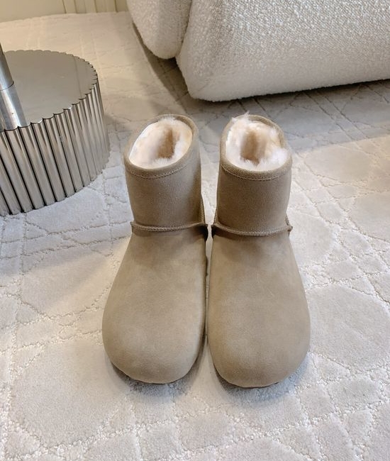 UGG Warm Wool Lined Suede Upper Winter Snow Boots