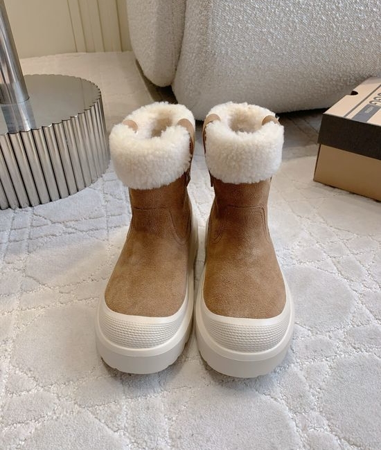 UGG Warm Wool Lined Snow Boots Non-slip Winter Footwear