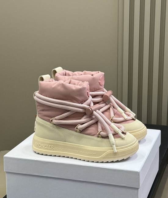 Moncler Waterproof Warm Snow Boots With Non-slip Outsole