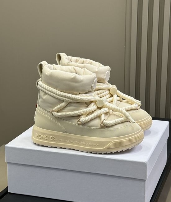 Moncler Waterproof Warm Snow Boots With Non-slip Outsole