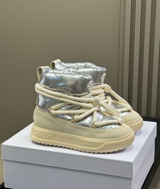 Moncler Waterproof Warm Snow Boots With Non-slip Outsole