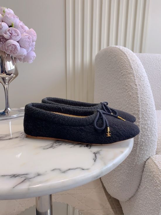 Celine Classic Cashmere Flat Shoes Comfortable Elegant Daily Footwear