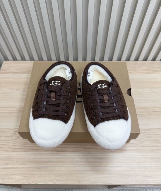 UGG Warm Soft Wool Lined Slip-on Shoes with Retro Design