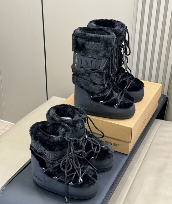 Moon Boot Warm Non-slip Snow Boots Comfortable for Outdoor Activities