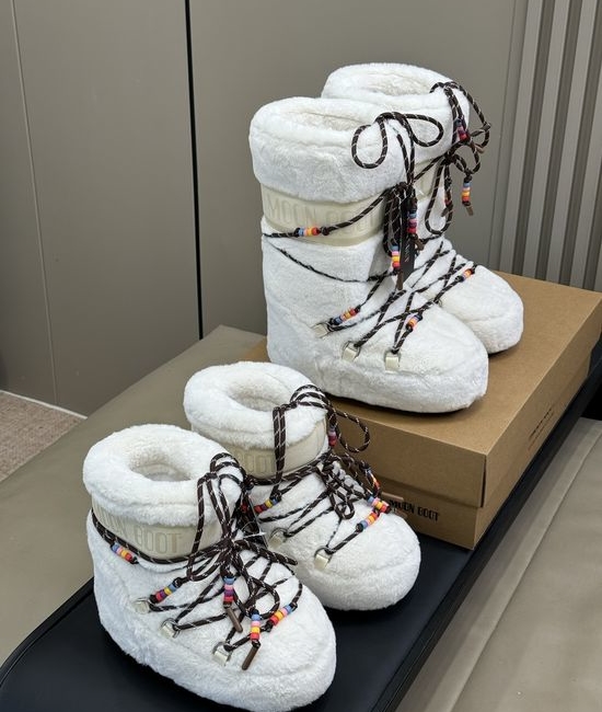 Moon Boot Warm Non-slip Snow Boots Comfortable for Outdoor Activities