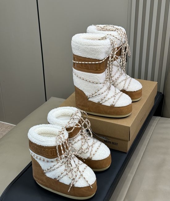 Moon Boot Warm Non-slip Snow Boots Comfortable for Outdoor Activities