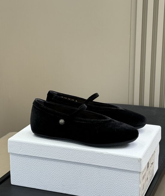 Christian Dior CD Glossy Leather Mary Jane Shoes With Non-slip Sole