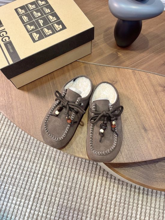 Gucci Soft Wool Lined Casual Slippers for Home and Outdoor