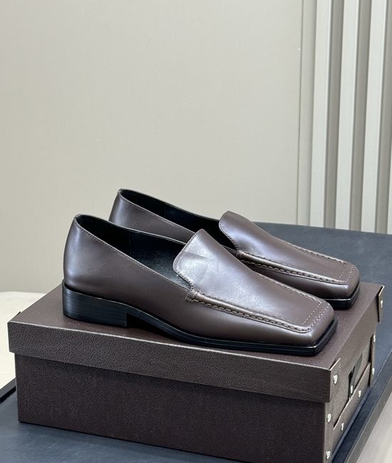Alaia Premium Leather Square Toe Footwear Collection