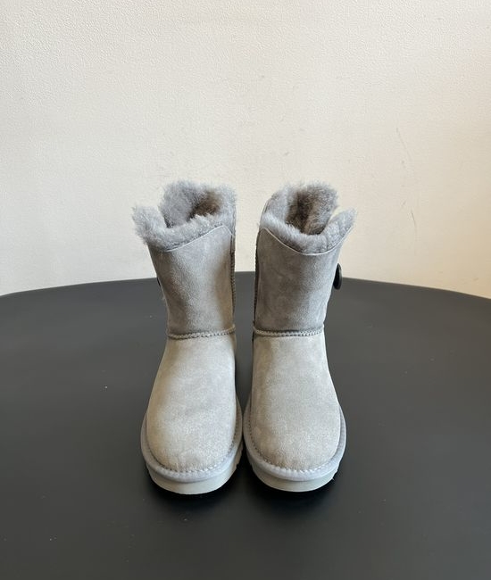UGG Suede Round Buckle Warm Non-slip Soft Lined Short Boots