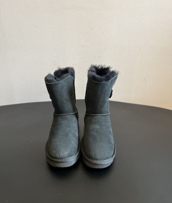 UGG Suede Round Buckle Warm Non-slip Soft Lined Short Boots