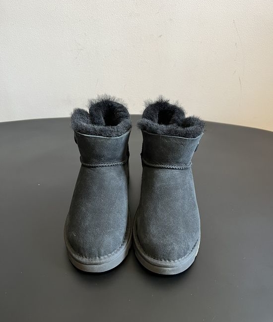 UGG Suede Logo Short Warm Non-slip Comfortable Fur Lined Boots