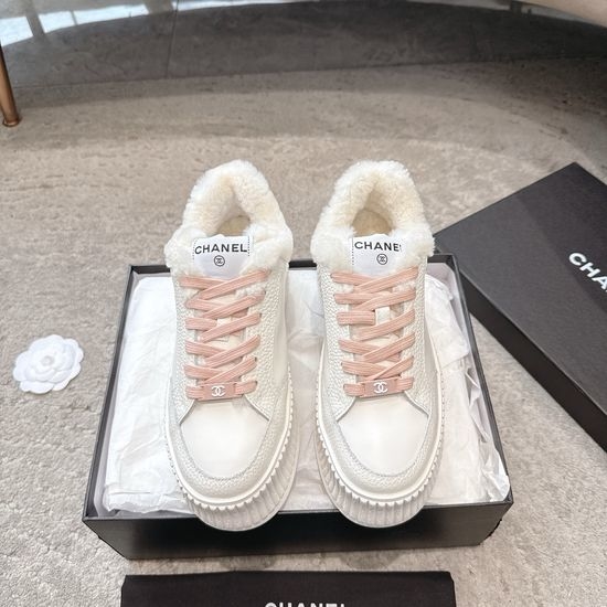 Chanel Color Block Casual Sneakers Lightweight Non-slip Sole