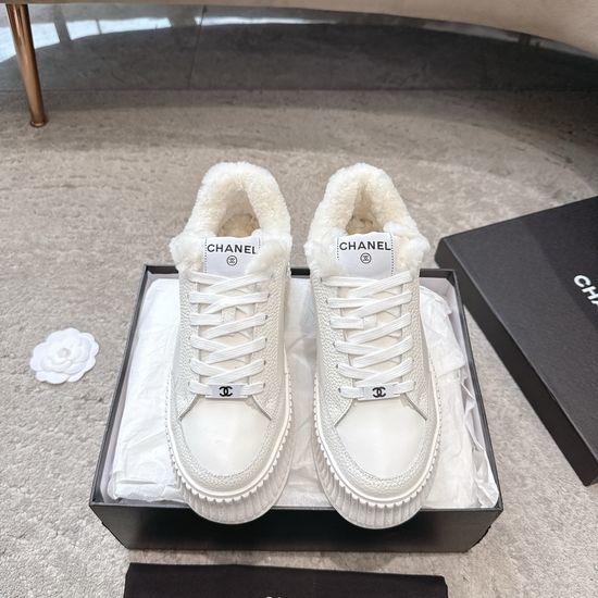 Chanel Color Block Casual Sneakers Lightweight Non-slip Sole