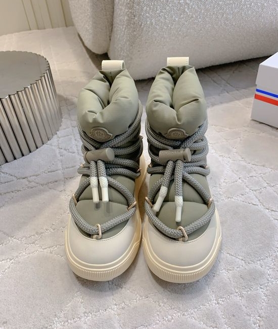 Moncler Warm Waterproof Down Boots with Original Details