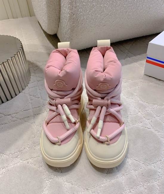 Moncler Warm Waterproof Down Boots with Original Details