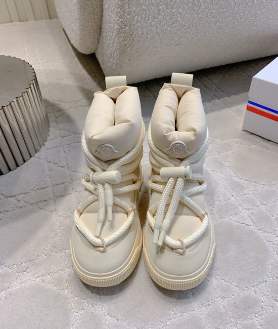 Moncler Warm Waterproof Down Boots with Original Details