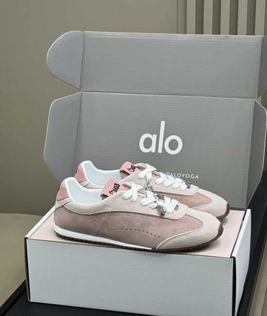 Alo Vintage Retro Casual Sneakers Comfortable Versatile Daily Wear