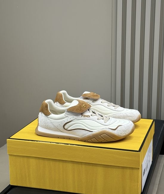 Fendi Color Block Soft Sole Casual Daily Training Sneakers