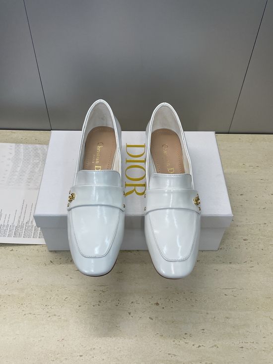 Christian Dior Chunky Heel Mary Jane Shoes with Punk Studs and Logo Buckle