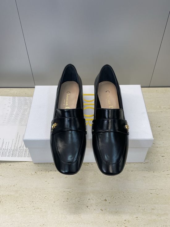 Christian Dior Chunky Heel Mary Jane Shoes with Punk Studs and Logo Buckle