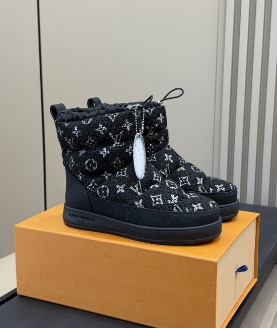 Louis Vuitton LV Warm Padded Winter Snow Boots Water Resistant Outdoor Footwear
